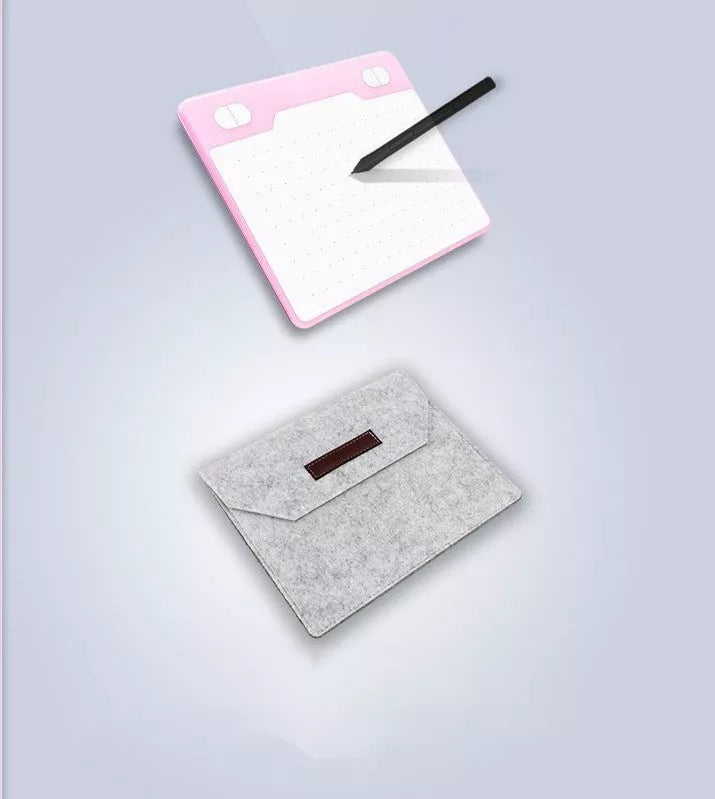 Ultralight graphic tablet with battery-free pen for Apple and other devices