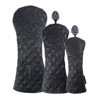 Black and white golf waterproof wooden pole protective cover for sports equipment