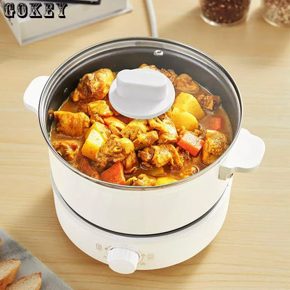 Split Type Multifunctional Electric Heating Pot with aluminum alloy body and 2.5L capacity