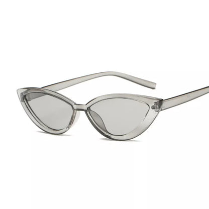 Cat eye sunglasses in various colors with UV protection and lightweight PC frame