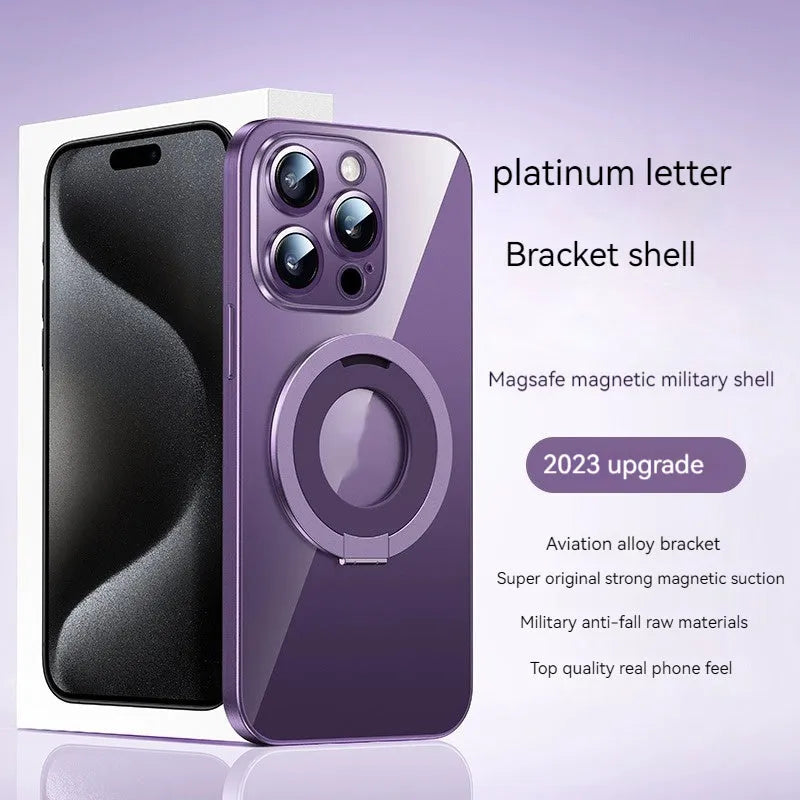 Magnetic silicone phone case for iPhone 13-15 series in transparent and coloured options