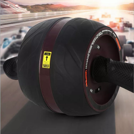 Home abdominal wheel with spring boost for core workouts