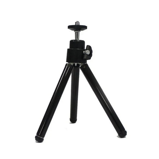Compact and flexible tripod stand with 360-degree swivel for digital cameras and camcorders