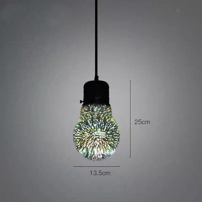 Glass ceiling chandelier with adjustable height mechanism and LED lighting