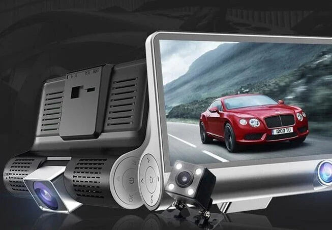 High-definition 1080p driving recorder with wide-angle lens, motion detection, and loop recording for clear video capture of road trips and driving incidents