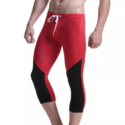 Nylon semi-light swimming pool sports casual pants in various colors