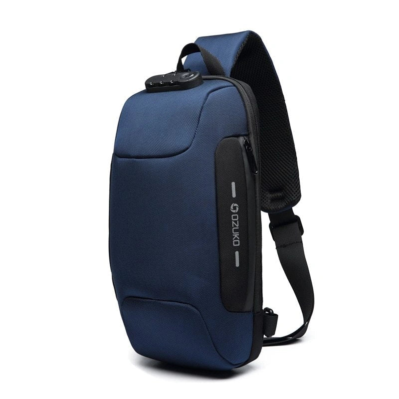 Multifunctional Anti-Theft Waterproof Chest Bag with USB in various colors