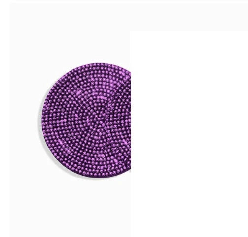 Universal Anti-Slip Silicone Cup Holder Insert with Crystal Rhinestones for Cars