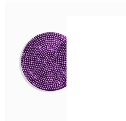 Universal Anti-Slip Silicone Cup Holder Insert with Crystal Rhinestones for Cars