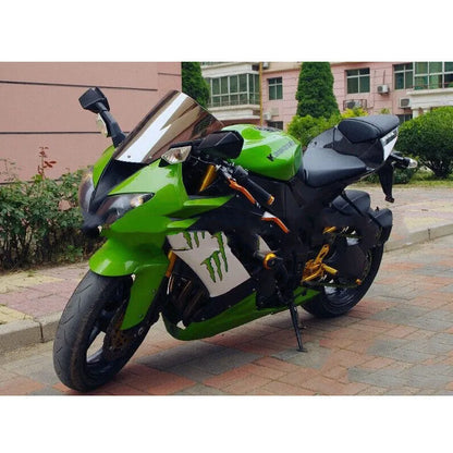 Blue and brown tint motorcycle windscreen for Kawasaki ZX-6R and ZX-10R models