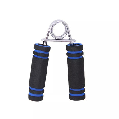 Type A Men's Finger Trainer with two-tone sponge grip in red, blue, orange, and emerald green