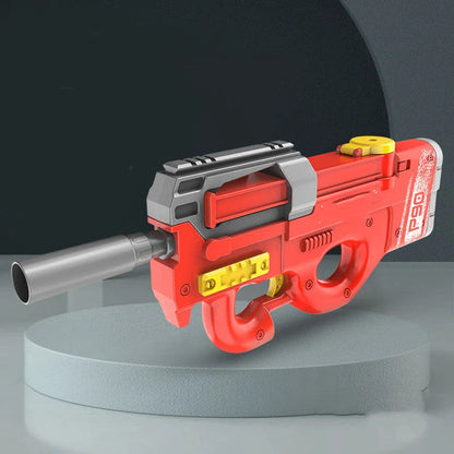 P90 Electric Water Gun with high-powered water stream, large capacity, and durable, leak-proof construction