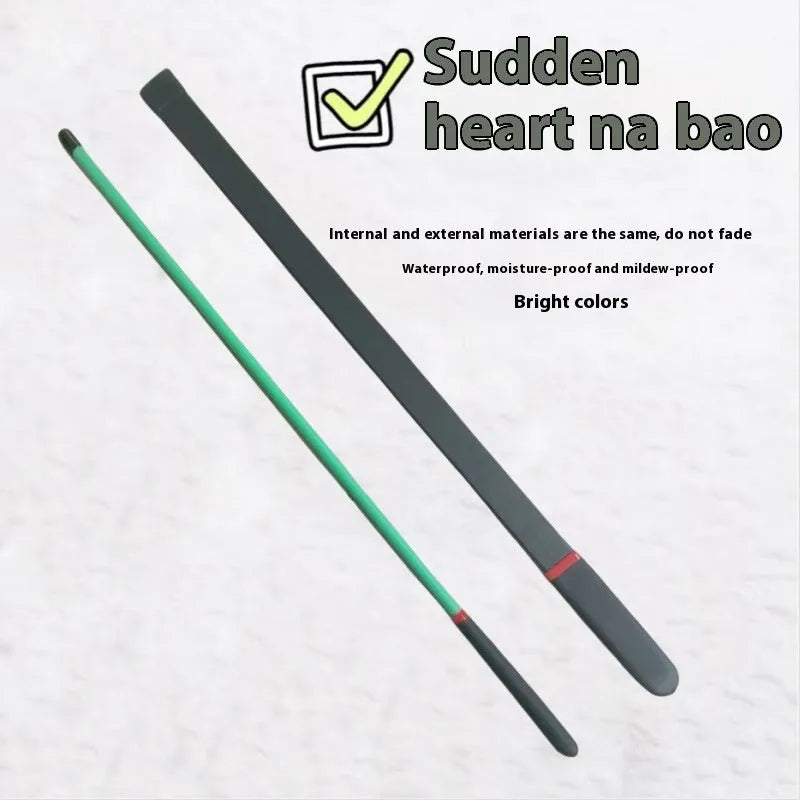 A straight resin measuring pointer for sewing and dressmaking tasks.