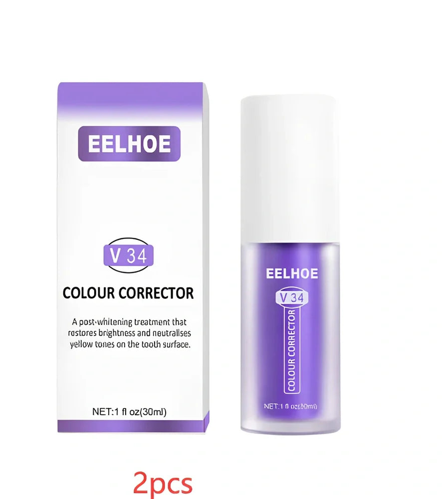 30ml fluoride-free whitening toothpaste in 12.5cm compact tube with teeth whitening variant