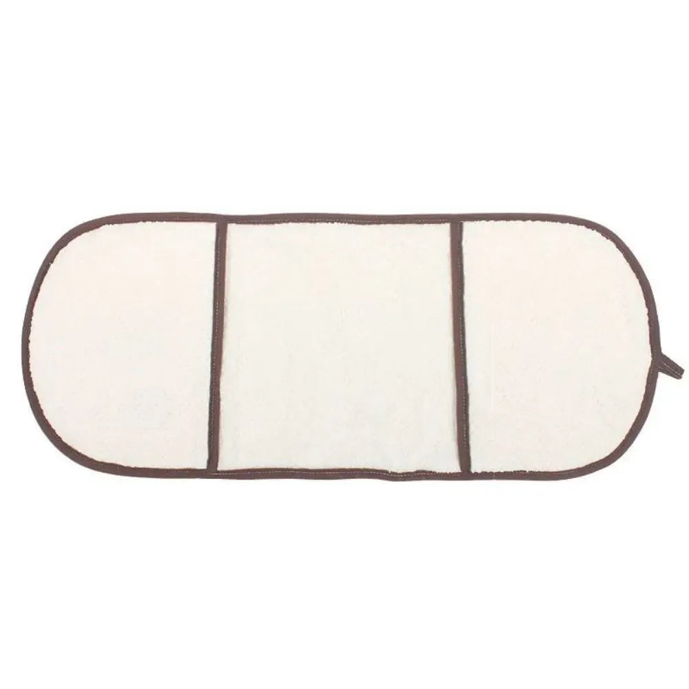 Pet super absorbent towel, 60 x 25 cm, pocket style scrub gloves for cats and dogs, in Beige Blue Green Pink White