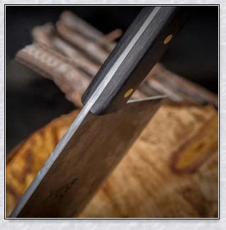 Hunters Serbian Chef Knife - a high-quality, hand-forged cooking knife made with premium carbon steel for superior durability and performance