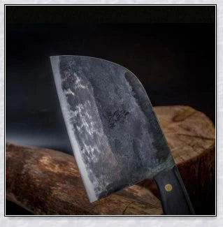 Hunters Serbian Chef Knife - a high-quality, hand-forged cooking knife made with premium carbon steel for superior durability and performance