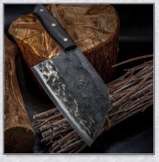 Hunters Serbian Chef Knife - a high-quality, hand-forged cooking knife made with premium carbon steel for superior durability and performance