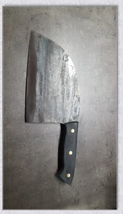 Hunters Serbian Chef Knife - a high-quality, hand-forged cooking knife made with premium carbon steel for superior durability and performance
