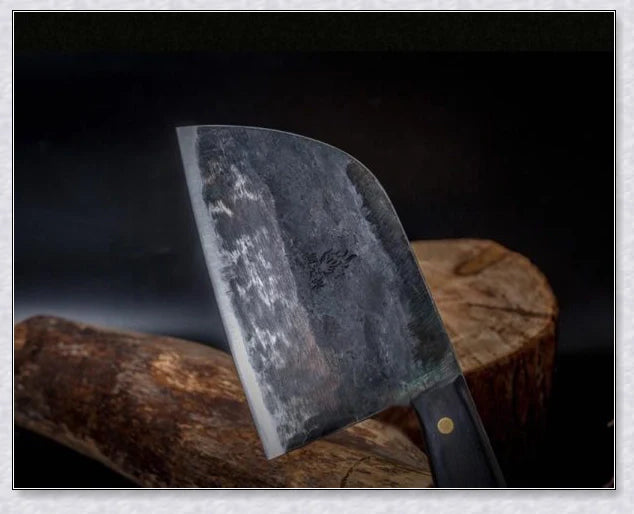 Hunters Serbian Chef Knife - a high-quality, hand-forged cooking knife made with premium carbon steel for superior durability and performance