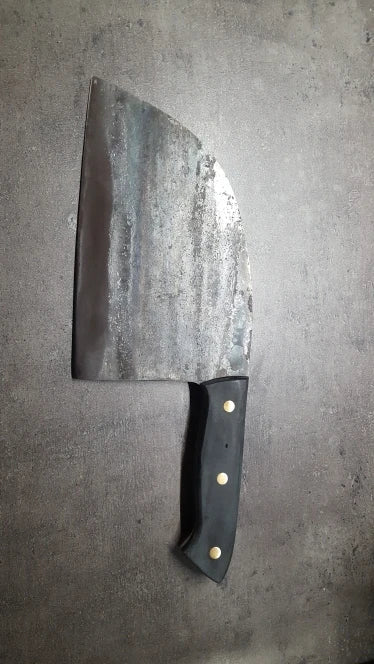 Hunters Serbian Chef Knife - a high-quality, hand-forged cooking knife made with premium carbon steel for superior durability and performance
