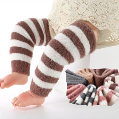 Cozy autumn and winter baby leggings, children's knee pads, and socks in soft, durable materials