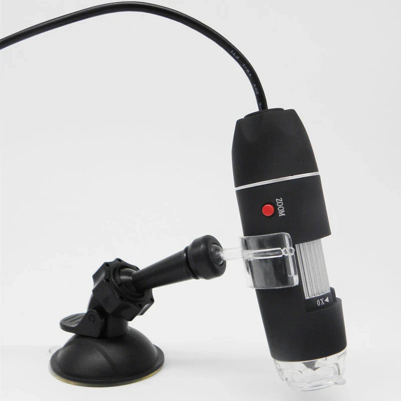 3-in-1 USB Digital Microscope with adjustable LED lighting, advanced magnification, and seamless digital integration