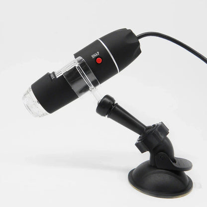 3-in-1 USB Digital Microscope with adjustable LED lighting, advanced magnification, and seamless digital integration