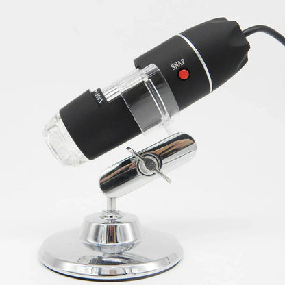 3-in-1 USB Digital Microscope with adjustable LED lighting, advanced magnification, and seamless digital integration