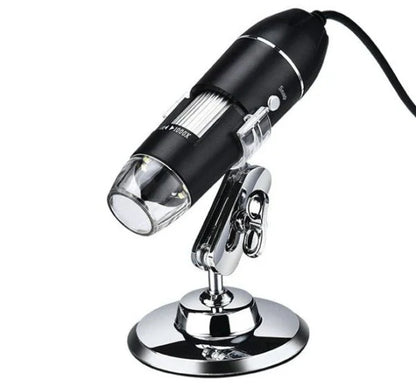 3-in-1 USB Digital Microscope with adjustable LED lighting, advanced magnification, and seamless digital integration