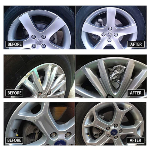 DIY Alloy Wheel Repair Kit for restoring scratches, curb rash, and minor dents on car wheels
