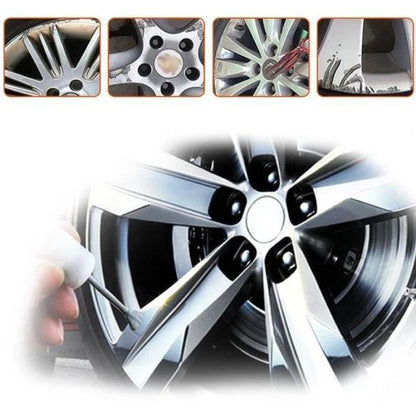 DIY Alloy Wheel Repair Kit for restoring scratches, curb rash, and minor dents on car wheels