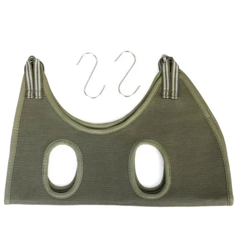 Pet Grooming Hammock made of durable mesh material to support pets up to 20kg for stress-free nail trimming, ear cleaning, and grooming tasks