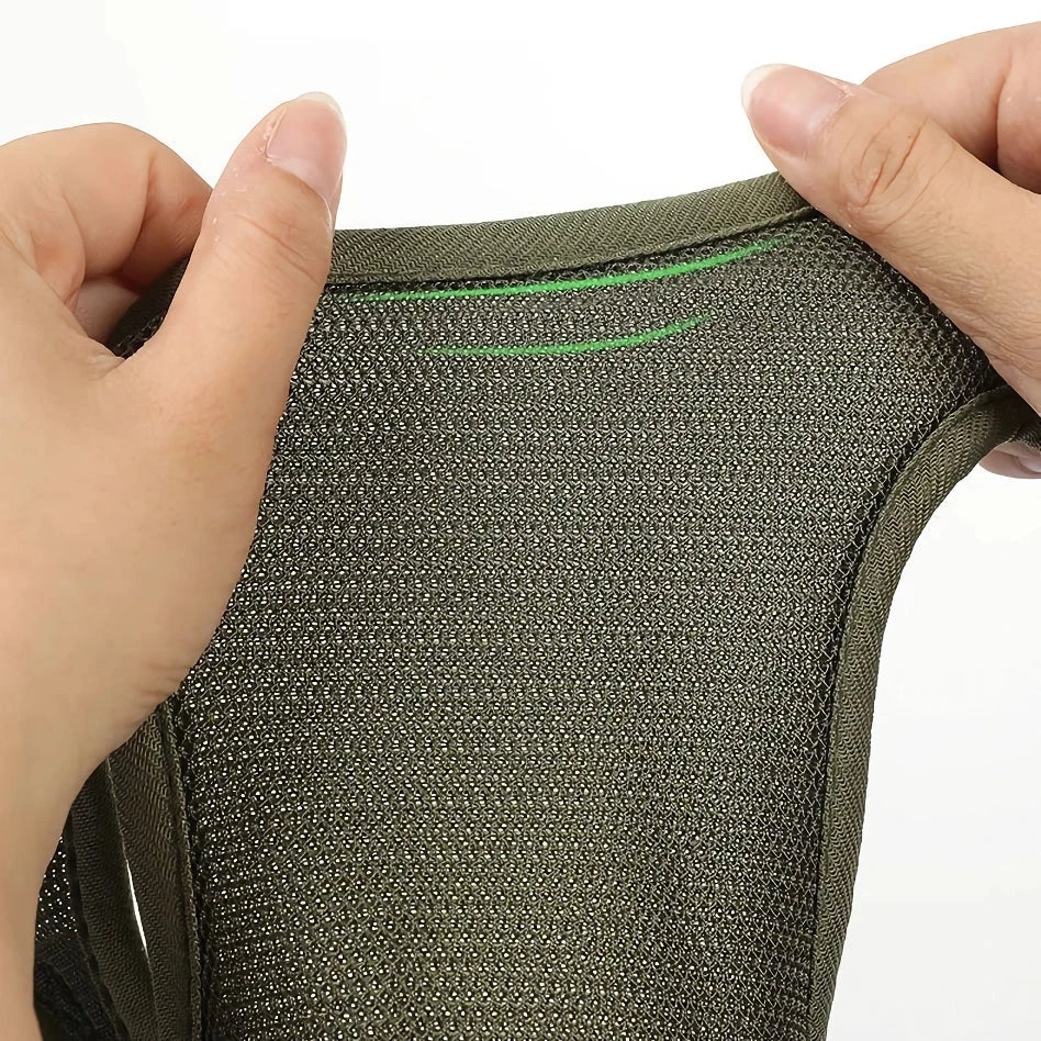 Pet Grooming Hammock made of durable mesh material to support pets up to 20kg for stress-free nail trimming, ear cleaning, and grooming tasks