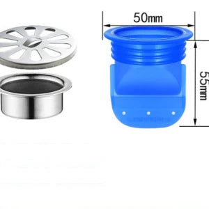 Premium Drain Backflow Preventer - Designed to Prevent Sewer Odors and Debris Buildup in Bathrooms, Kitchens, and Basements