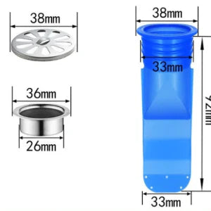 Premium Drain Backflow Preventer - Designed to Prevent Sewer Odors and Debris Buildup in Bathrooms, Kitchens, and Basements