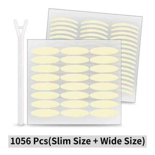 Anti-Aging Eyelid Tape with 120 pairs of transparent, hypoallergenic strips for an instant eye lift