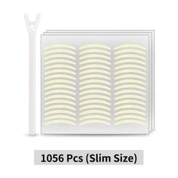 Anti-Aging Eyelid Tape with 120 pairs of transparent, hypoallergenic strips for an instant eye lift