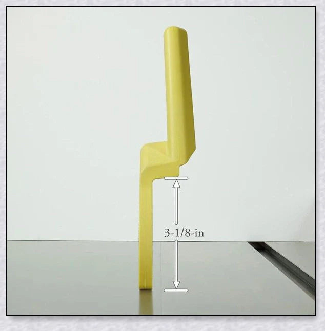 Premium Table Saw Woodwork Tools with offset handle, 3/8-inch wide design, and single-knob featherboard for safe and precise cutting in woodworking