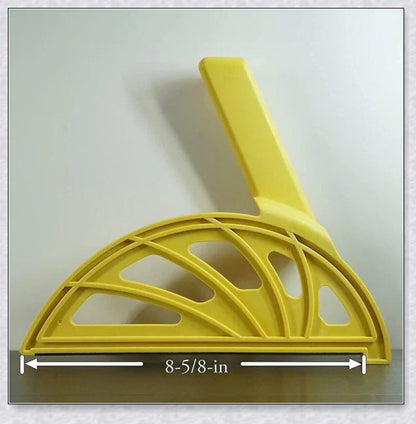 Premium Table Saw Woodwork Tools with offset handle, 3/8-inch wide design, and single-knob featherboard for safe and precise cutting in woodworking