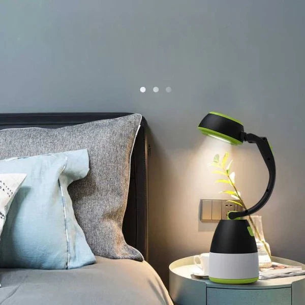 3-in-1 Multifunctional Foldable USB Rechargeable LED Lamp with Powerful 350-Lumen Output and Adjustable Lighting Angles