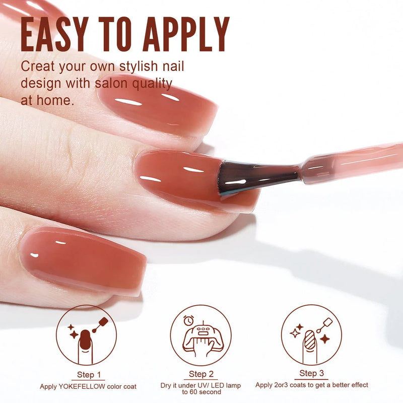 Hhomeenjoy Jelly Gel Nail Polish