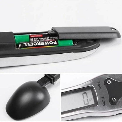 Portable LCD Digital Kitchen Measuring Spoon Scale - Sleek, compact, and precise for your cooking and baking needs