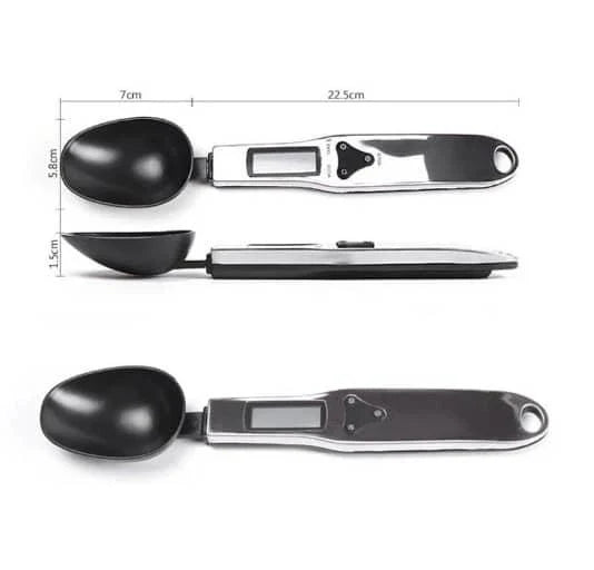 Portable LCD Digital Kitchen Measuring Spoon Scale - Sleek, compact, and precise for your cooking and baking needs