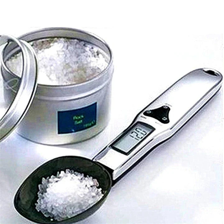 Portable LCD Digital Kitchen Measuring Spoon Scale - Sleek, compact, and precise for your cooking and baking needs