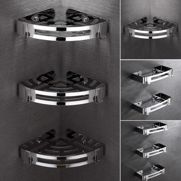 Hhomeenjoy US Bathroom Accessories Corner Shelf