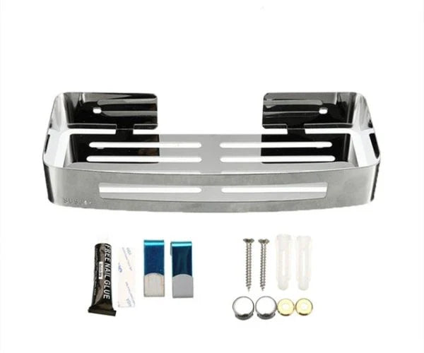 Bathroom Accessories Corner Shelf - Premium Wall-Mounted Storage Organizer for Toiletries, Towels, and More