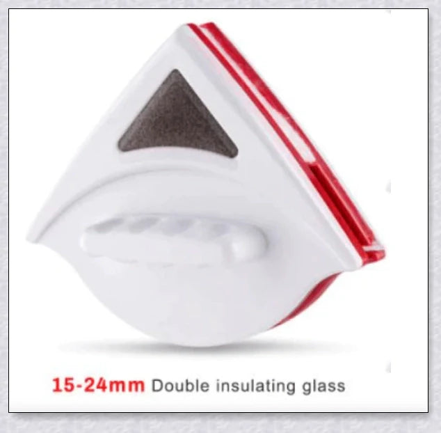 Glass Double-Sided Window Cleaner - Effortless window cleaning tool with magnetic design for cleaning inside and outside glass surfaces