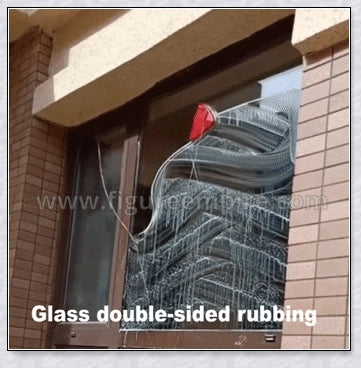 Glass Double-Sided Window Cleaner - Effortless window cleaning tool with magnetic design for cleaning inside and outside glass surfaces