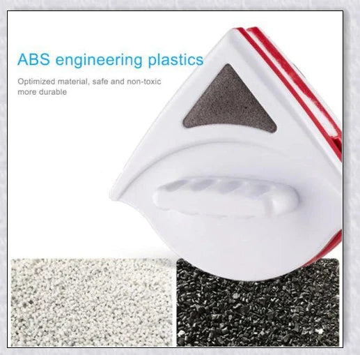 Glass Double-Sided Window Cleaner - Effortless window cleaning tool with magnetic design for cleaning inside and outside glass surfaces